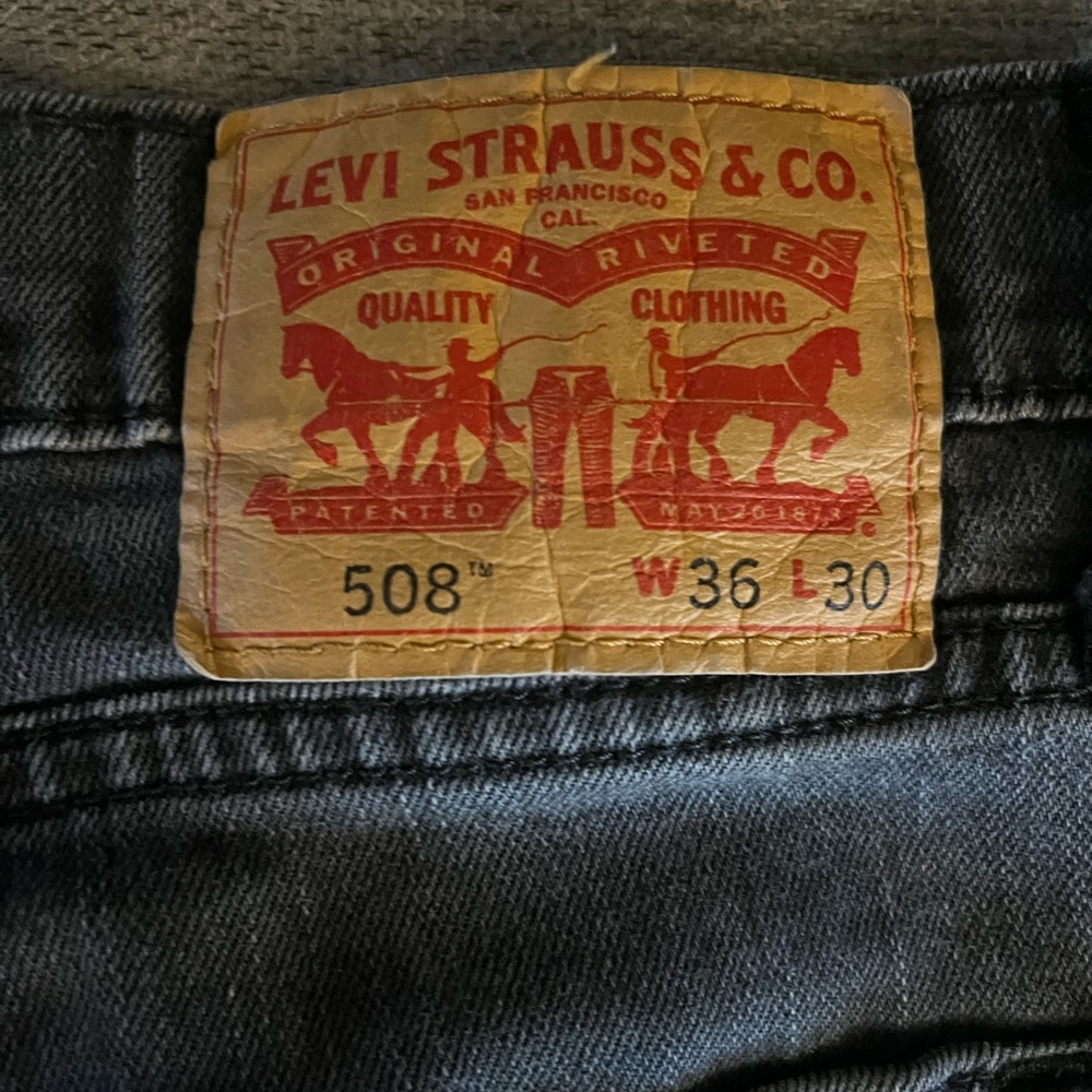 Levi 508 black 36x30